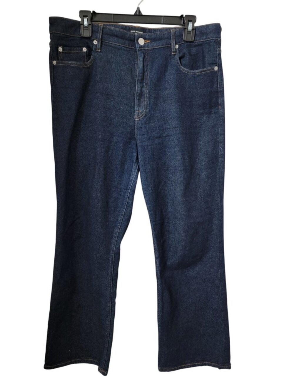 Club Monaco Size 31 "The Kick Crop" Deep Dark Vintage Wash Denim Blue Jeans